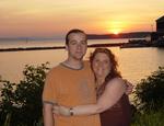Greg and Tracy and the VT sunset
